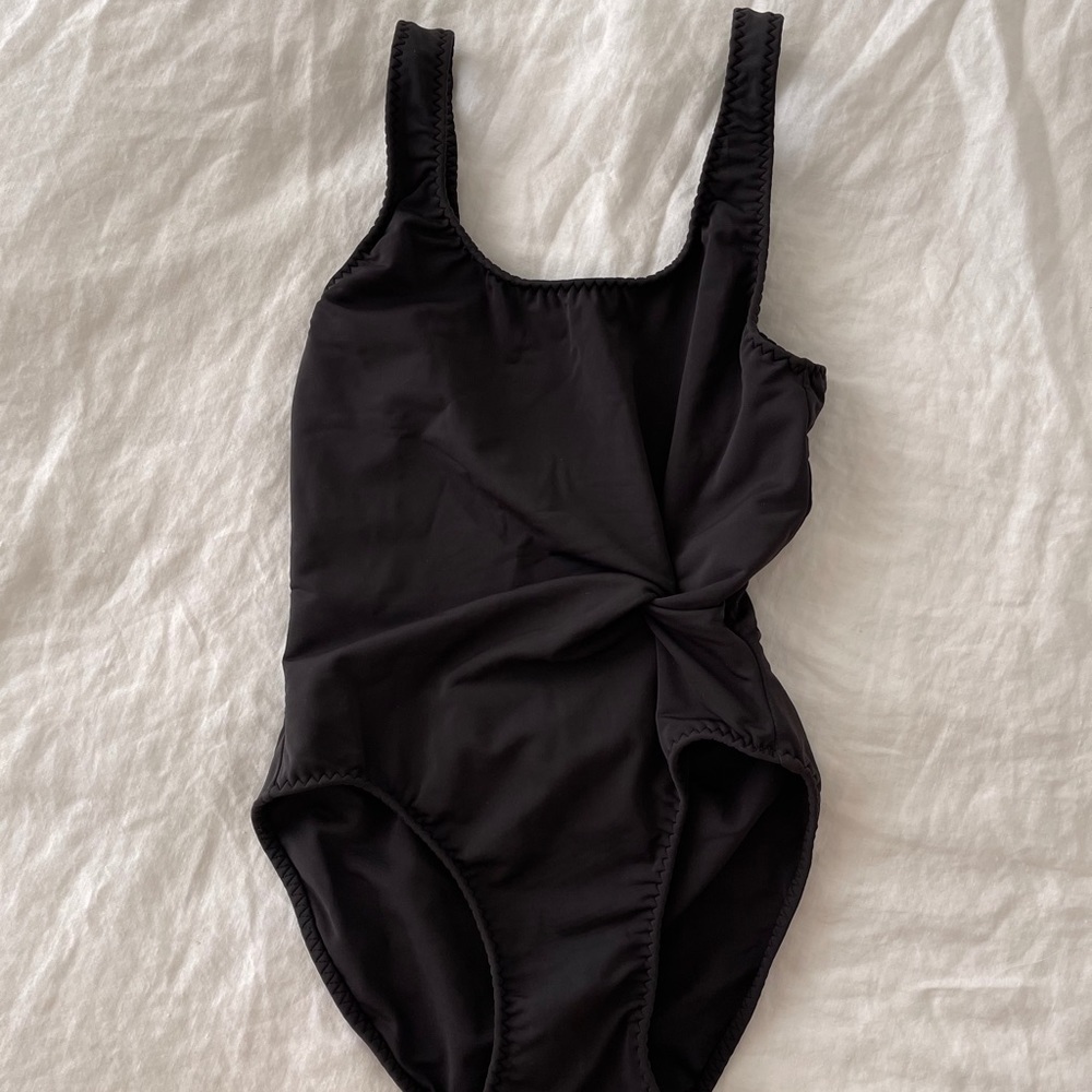 Objects Without Meaning Black Twist Swimsuit - image 4